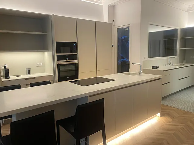 reforma de cocina con luces led